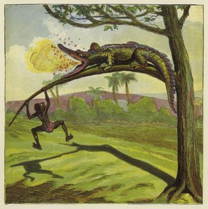 Krokodýl od Ernest Henry Griset