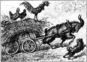 Ilustrace z dětské knihy Little Bo-Peep, c1880. od Ernest Henry Griset