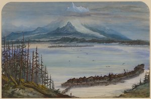 Prehistorická krajina, 1871 od Ernest Henry Griset