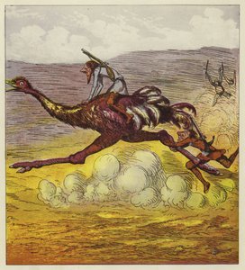 Brothers Bold unikli gorilám na pštrosovi od Ernest Henry Griset