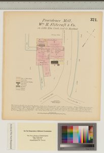 Providence Mill, Little Elk Creek, Maryland, Hexamer General Surveys od Ernest Hexamer