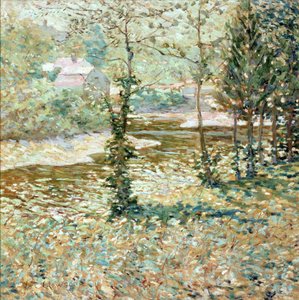 Venkovská scéna, zima, 1910