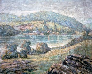 Ranní světlo, River Valley, Connecticut, 1919 od Ernest Lawson