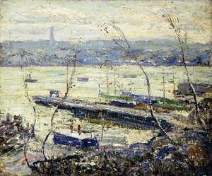 Na Hudsonu od Ernest Lawson