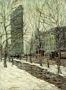 Budova Flatiron od Ernest Lawson