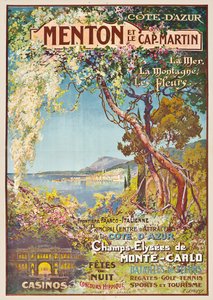 Menton a Cap-Martin, od Ernest Louis Lessieux