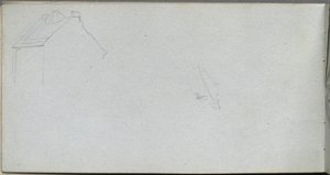 Sketchbook, strana 54: Architektonická studie. od Jean Louis Ernest Meissonier