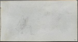 Skicák, strana 77: Figurální studie od Ernest Meissonier