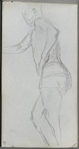 Náčrtník, strana 87: Studie obrázku od Ernest Meissonier