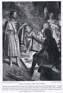 Král Canute a básník, 20. léta 20. století od Ernest Prater