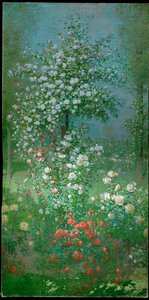 Růže, dekorativní panel od Ernest Quost