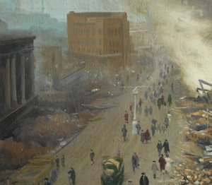 The New Order in Europe, Bombed Coventry November 1940, 1940 od Ernest Townsend
