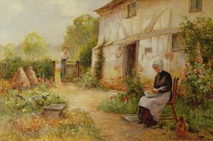 Loupání brambor od Ernest Walbourn