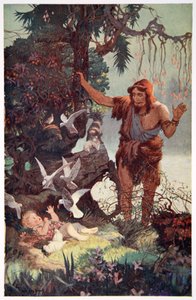 „Pastýř najde dítě Semiramus“, 1915.