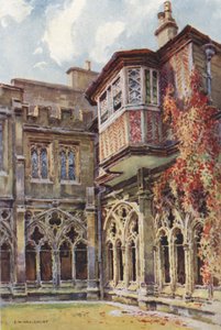 Okno Anny Boleynové, děkanský klášter (barevné lito) od Ernest William Haslehust