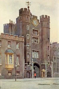 Vrátnice, Palác svatého Jakuba (barevné lito) od Ernest William Haslehust