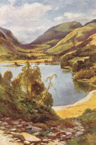 Grasmere z Loughriggu (barva lito) od Ernest William Haslehust