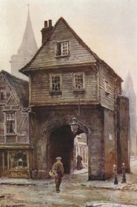 Jasperova brána (barevná lito) od Ernest William Haslehust
