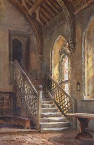 Bratrský sál, sv. Kříž (barevné lito) od Ernest William Haslehust