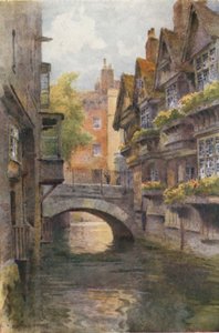 Canterbury Weavers (barevné lito) od Ernest William Haslehust