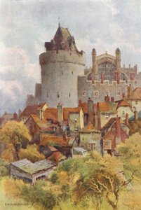 Věž zákazu vycházení (barva litho) od Ernest William Haslehust