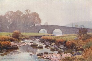Dva mosty (barva lito) od Ernest William Haslehust