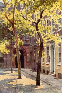 Šatní skříň, Blackfriars (barevné lito) od Ernest William Haslehust