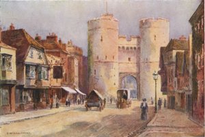 Westgate (barevné lito) od Ernest William Haslehust