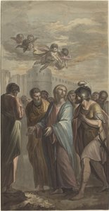 Kristus s apoštoly a římským vojákem od Ernest Zacharias Platner