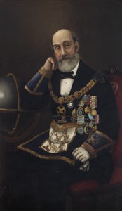 John Morant Hervey, velký tajemník, 1875 od Ernest de Cleichen von Tettenborn