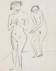 Muž a žena od Ernst Ludwig Kirchner