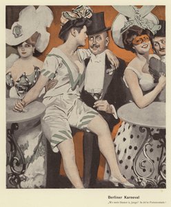Berlínský karneval (barevné lito)