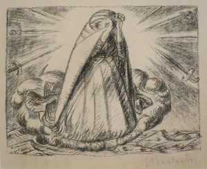 "Dej nám mír", Ernst Barlach, 1916, Honolulu Museum of Art, 18782 od Ernst Barlach