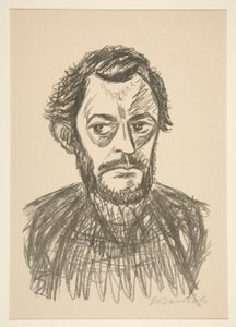 Autoportrét III (Autoportrét III) od Ernst Barlach