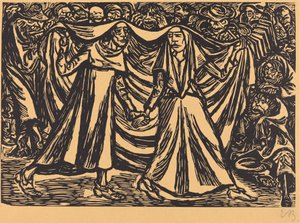 Tanec smrti II, 1921. od Ernst Barlach