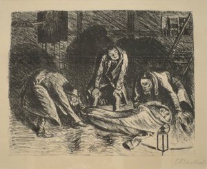 "Chudý bratranec", Ernst Barlach, asi 1917, Honolulu Museum of Art, 13150 od Ernst Barlach