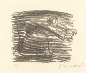 Procházka ve stínu, 1922. od Ernst Barlach