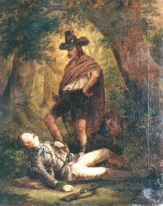 1852 - Lesník s broky, vyd. od Ernst Bosch