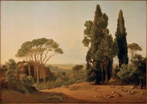 Die Villa Hadriana bei Tivoli od Ernst Christian Frederik Petzholdt