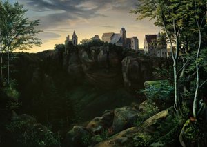 Hrad Hohnstein v Saském Švýcarsku