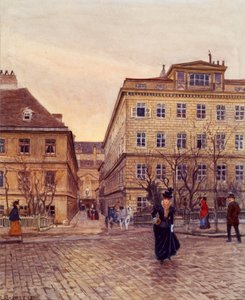 Getreidemarkt a Papagenogasse ve Vídni