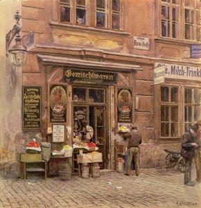 Obchod se smíšeným zbožím, Vídeň, 1906