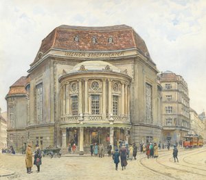 Vídeňské městské divadlo, 1924.