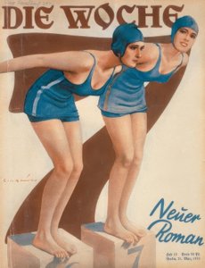 Plavci na startu / E. Heilemann od Ernst Heilemann