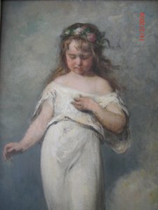 Elisabeth (1871-1879), druhá nejstarší dcera umělce od Ernst Hildebrand