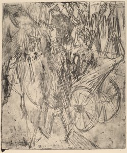 Pár před kočárem, 1914. od Ernst Ludwig Kirchner