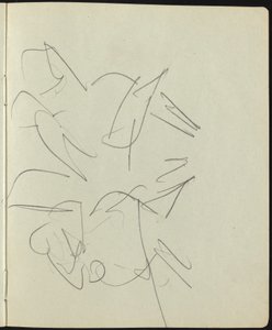 Tanečníci a umělci Stránka ze skicáře, c. 1911. od Ernst Ludwig Kirchner