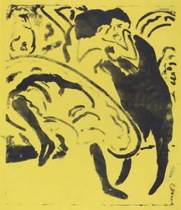 Taneční pár, 1909. od Ernst Ludwig Kirchner