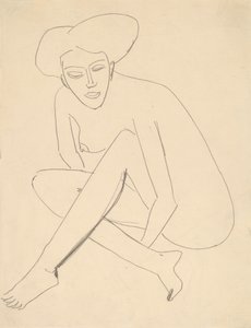 Sedící Dodo, 1910. od Ernst Ludwig Kirchner