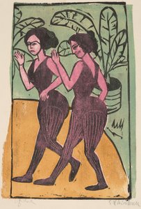 English Step Dancers, 1911. od Ernst Ludwig Kirchner